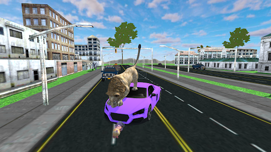 Angry Lion City Attack Sim 3D