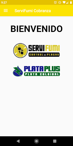 Servifumi Cobranza Screen 2