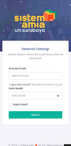 Android application AMIA UMSurabaya screenshort