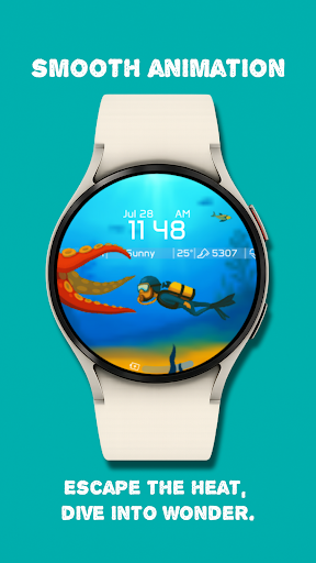 Summer Dive Watch Face