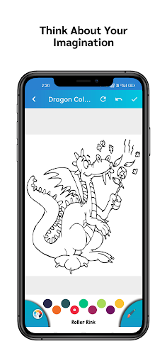 Dragon Coloring Book Screen 3