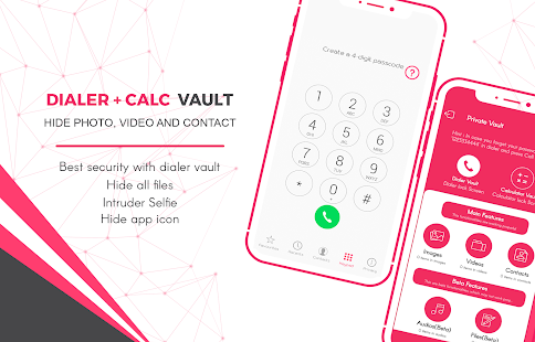 Dialer + Calc Vault - Hide Photo, Video & Contact स्क्रीनशॉट