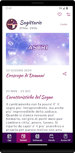 Astri di Paolo Fox - Oroscopo Screen 3