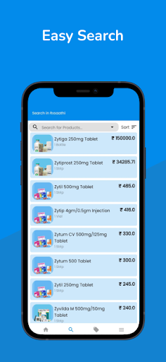 RXSaathi Pharmacy App Screen 2