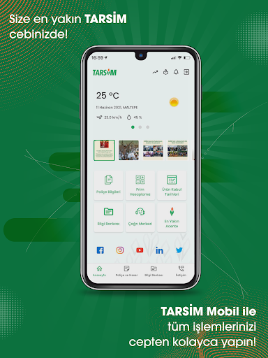 Android application Tarsim Mobil screenshort