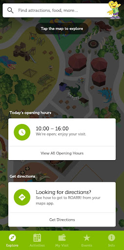 Android application ROARR! screenshort