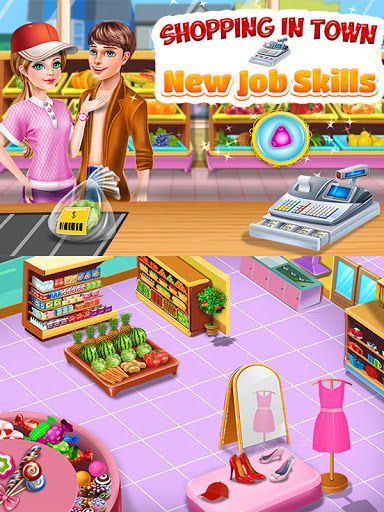 Android application Shopping in Town - Job Skills screenshort