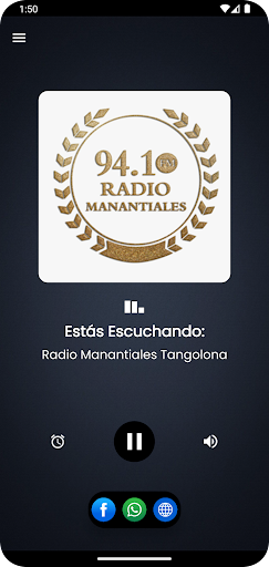 Radio Manantiales Tangolona Screen 3