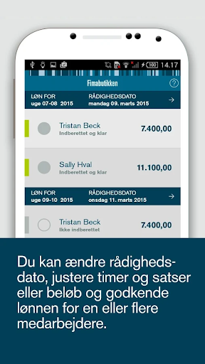 DataLøn lønadministration Screen 3