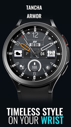 Android application Tancha Armor Watch Face screenshort