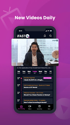 Android application iFAST TV screenshort