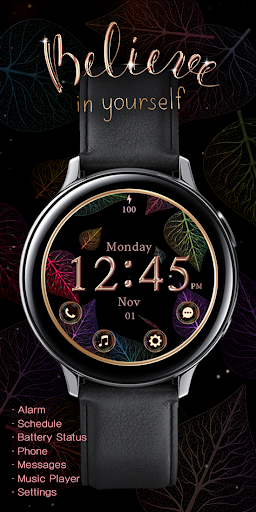 Android application Believe In Yourself_Watchface screenshort