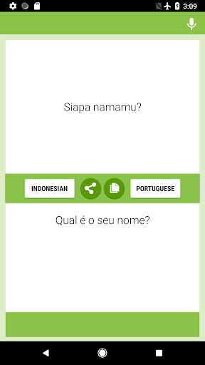 Android application Indonesian-Portuguese Translat screenshort