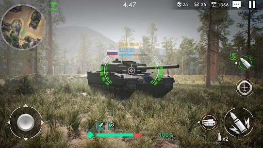 Tank Warfare MOD APK: PvP Blitz Game (Visible Enemies) 3