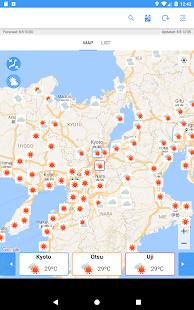 WeatherJapan Japan's weather f スクリーンショット