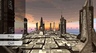 SciFi Sky Racer - Screenshot 1