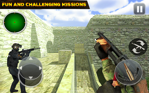 Android application CounterTerrorist Shooting Game screenshort