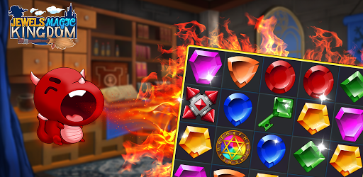 Télécharger Gratuit Royaume de joyaux magiques: Match-3 puzzle APK MOD (Astuce) screenshots 2