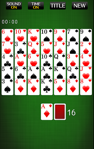 Golf Solitaire [card game] Screen 2