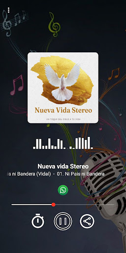 Android application Nueva vida Stereo screenshort