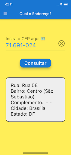 Só Sei o CEP Screen 2