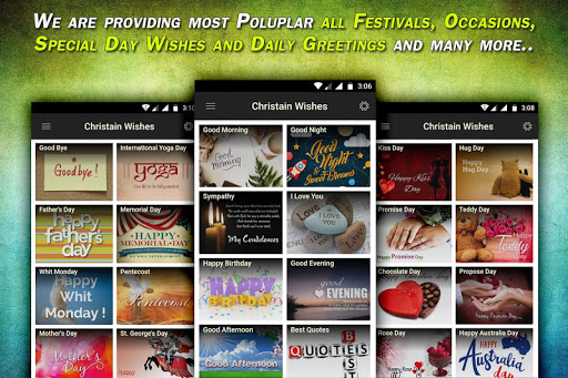 Android application Christian Wishes & Greetings screenshort