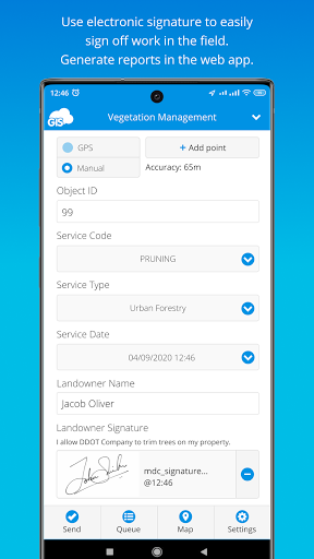 Mobile Data Collection Screenshot
