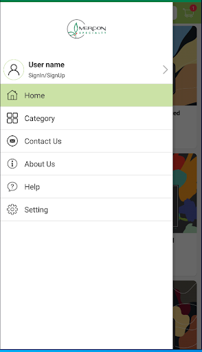 Android application Mercon Specialty VN screenshort