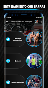 Imágen 1 Entrenamiento barras con pesas android