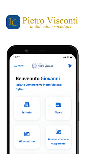 Android application I.C. Visconti screenshort