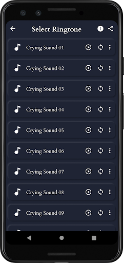 Crying Sounds Screen 3