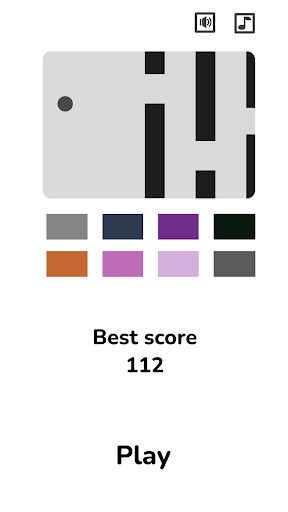 Android application Flappy Ball screenshort