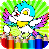 Coloring Games birds  Drawing Coloring Book
