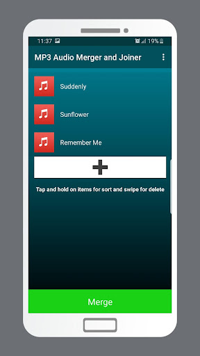 Screenshot of MP3 Audio Merger and Joiner