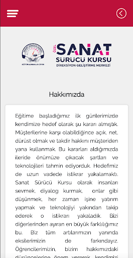 Sanat Sürücü Kursu Screen 2