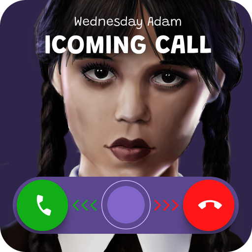 Wednesday Addams Prank Call logo