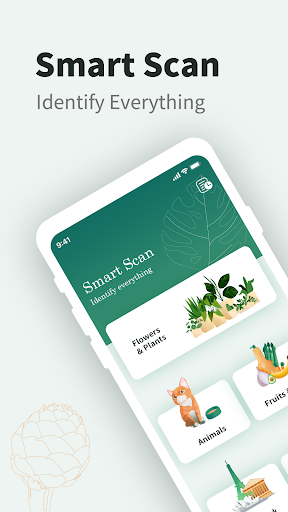 Android application SmartScan - Identify Plants, F screenshort