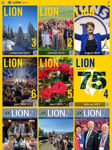 Android application LION Magazine Switzerland screenshort