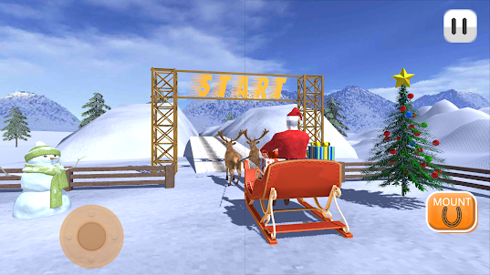 Santa's Stunt Sleigh Ride
