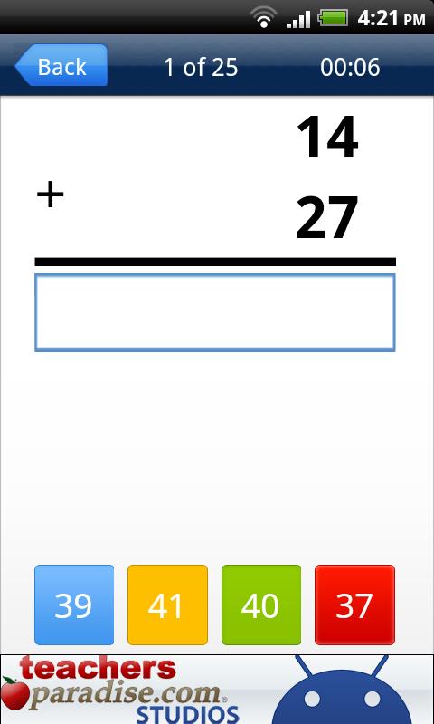 Android application Math PRO - Math Game for Kids & Adults screenshort