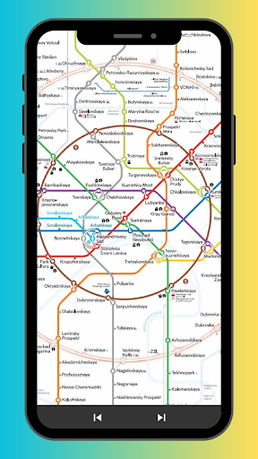 Android application Moscow Metro Map 2024 screenshort