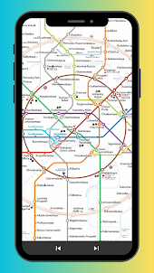 Mapa do Metrô de Moscou