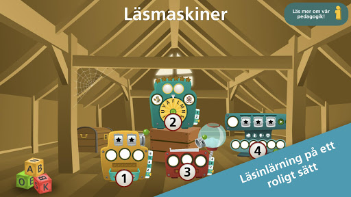 Android application Läsmaskiner screenshort