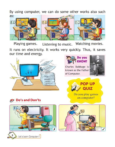 Lets Learn Computer Book 1