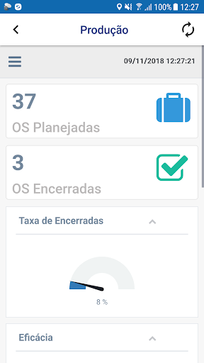 Android application Maxline Sigos HML (teste) screenshort