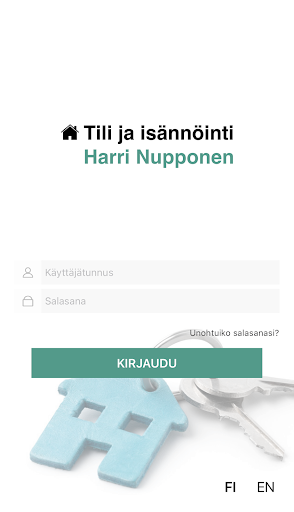 Android application Isännöinti Nupponen screenshort