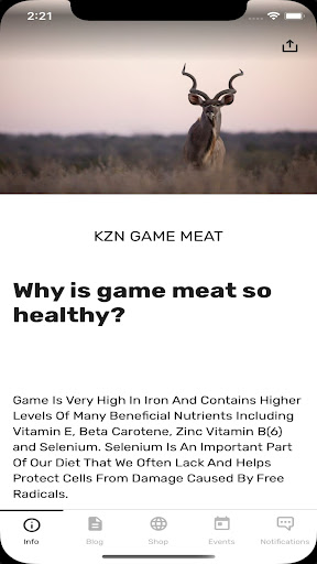 KZN Game Meat Screen 2