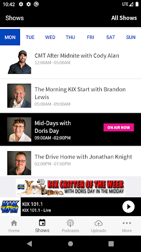 KIX 101.1 Screen 3