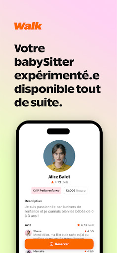 Android application Walk screenshort