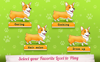 Cute Corgis Caring and Dressup APK Screenshot Thumbnail #2